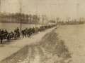 Artillery on the march on the Western Front