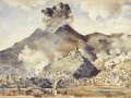 Bombing of Cassino painting