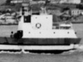 The trawler Ata enters Oamaru, 1974