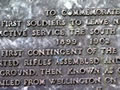 Karori South African War memorial plaque