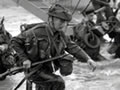 British commandos scramble ashore on D-Day