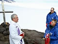 Erebus memorial service on Antarctica in 2004