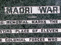 Leamington cemetery NZ Wars memorial