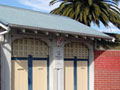 McLean Park war memorial gates