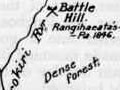 1846 map of Wellington war sites around Pāuatahanui