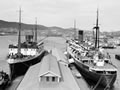 The ferries <em>Rangatira</em> and <em>Hinemoa</em> in Wellington