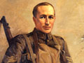 Painting of Richard Travis VC