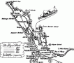 The royal visit route map, top of North Island