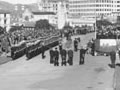 Crowds at Parliament for swearing in ceremony