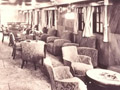 Lounge on the Captain Cook immigrant ship