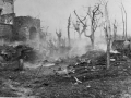 A shell blast near Cassino, 1944