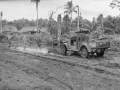 Malarial control unit at work in the Pacific