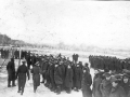 Morning parade for prisoners of war