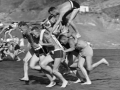 Chariot race on Piha beach