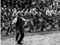 Āpirana Ngata leading haka, 1940