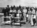 American servicemen taking tea