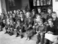 Children eating school apples