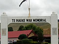 Te Hauke war memorial