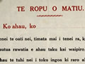 Maori abstinence pledge card