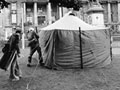 Tent embassy at Parliament, 1975