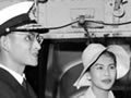 Thai royals aboard the <em>Rangatira</em>