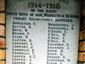 Woodstock school war memorial