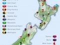 Regional rugby map