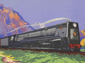 Travel by train poster, 1948