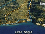 Devastating landslide at Lake Taupō