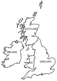 Map of the United Kingdom, 1871